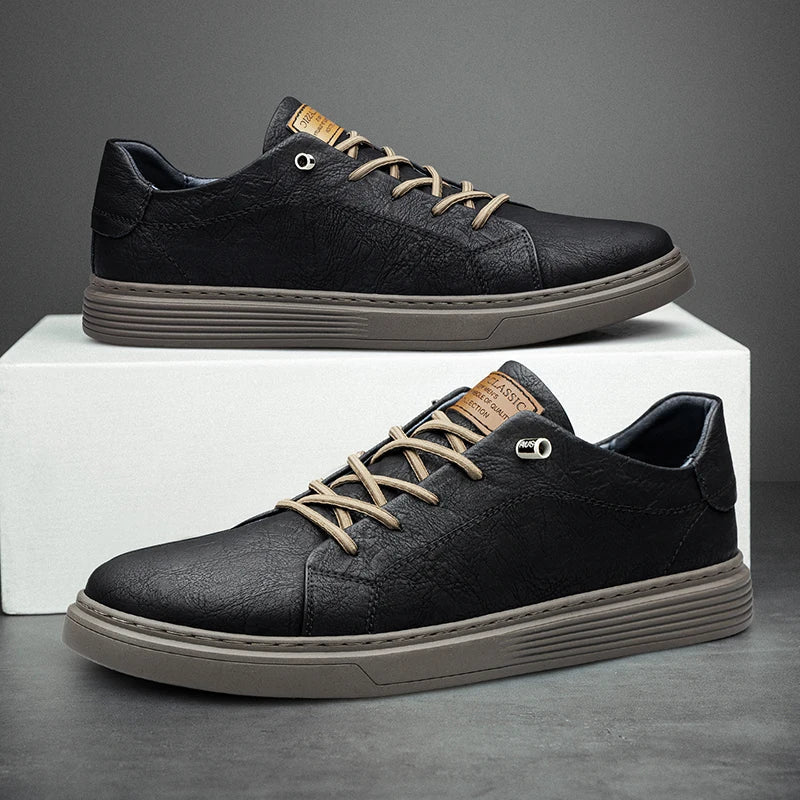 OXFORDS™ - ECHTE LEDER-SNEAKER