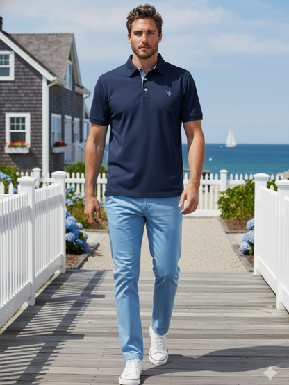 Küsten-Polo Marineblau